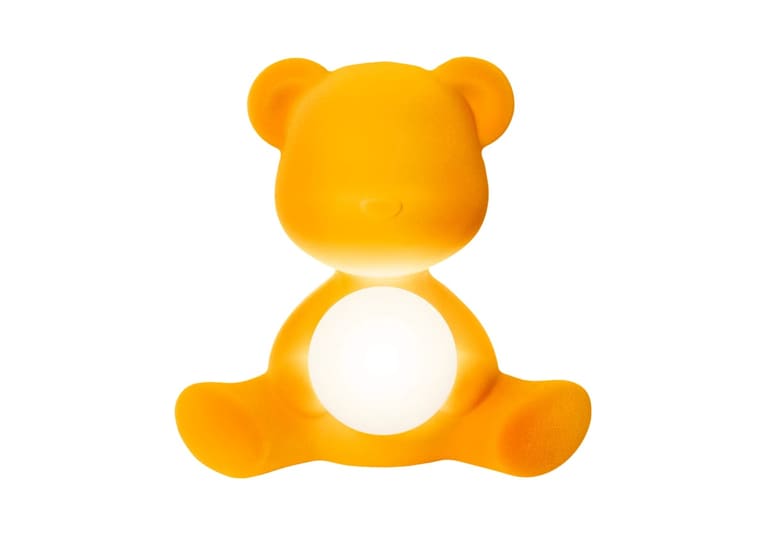 Qeeboo TEDDY GIRL LAMP VELVET FINISH