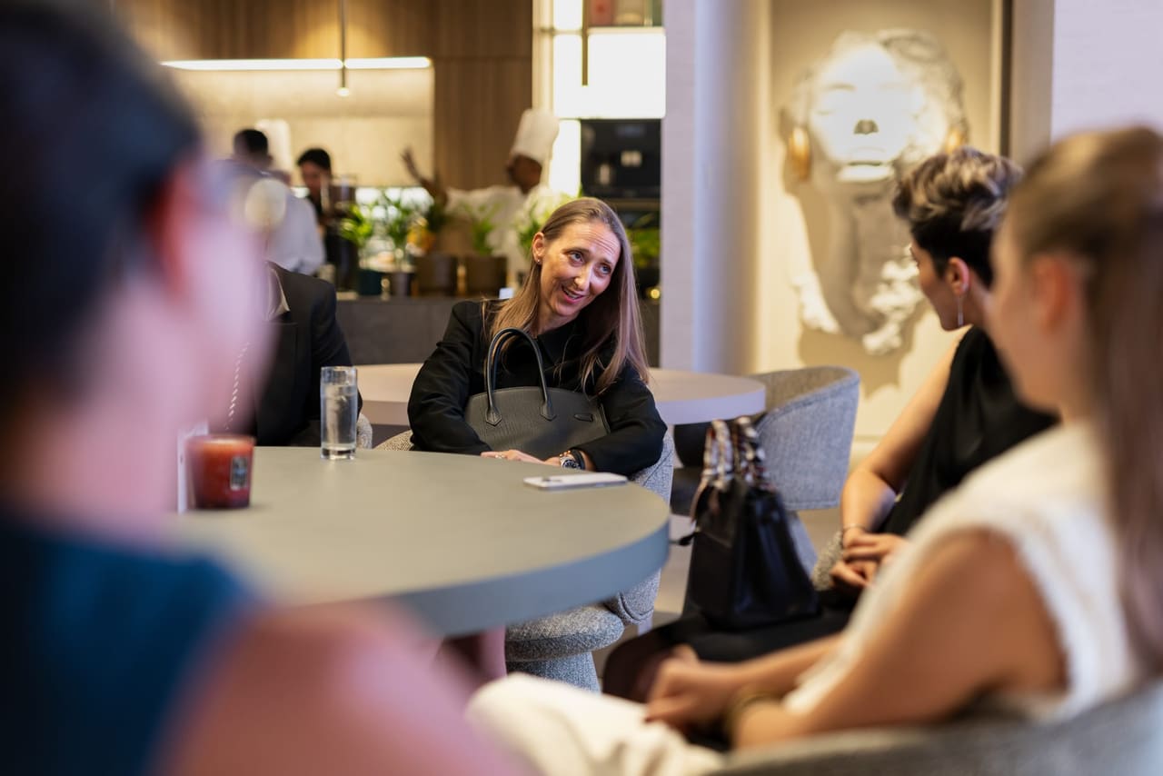 Guests seated together at the Coffee Bar