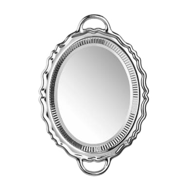 Qeeboo Plateau Mirror, Metal Finish